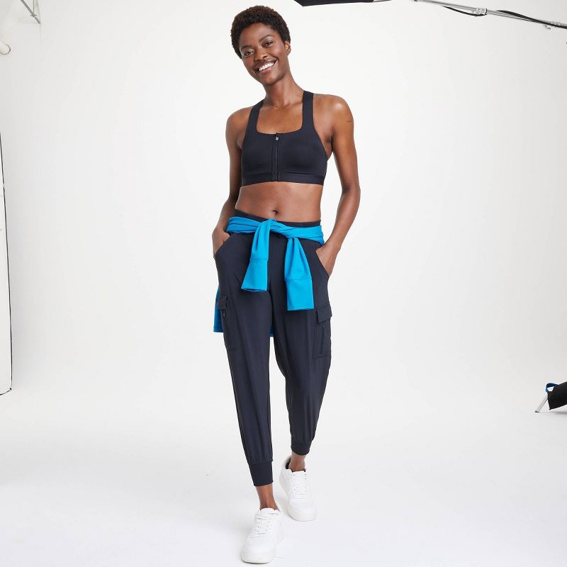 Women's Sculpt High Support Zip Front Sports Bra - All In Motion™, 6 of 8