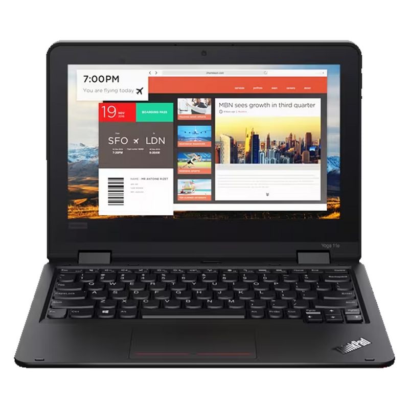 Lenovo ThinkPad Yoga 11E 11.6" Touch Laptop Pentium Silver N5030 8GB 128GB SSD W11H - Manufacturer Refurbished, 1 of 5
