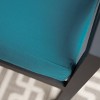 Leisure Made Blakely 6pc Aluminum Seating in Peacock Fabric - 3 of 4