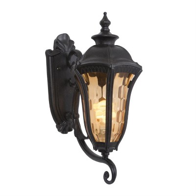 Yosemite Home Decor FL326SUWB 1 Light Exterior Lighting, Oil Weathered Bronze
