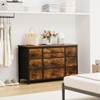 Jojoka Dresser TV Stand, Wide Entertainment Center with 10 Drawers for 55” TV,  Waterproof Wood Top - 4 of 4