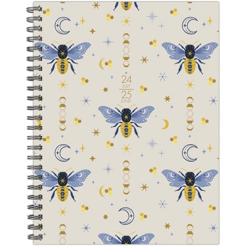 Willow Creek Press Honeybee Academic July 2024 - June 2025 6.5"x8.5" Softcover Planner: Weekly Spiral Bound, Blue, All Ages - image 1 of 4