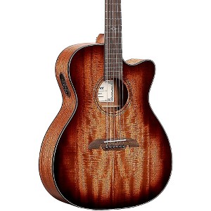 Alvarez AF66CE Folk-OM Acoustic-Electric Guitar Shadow Burst - 1 of 4