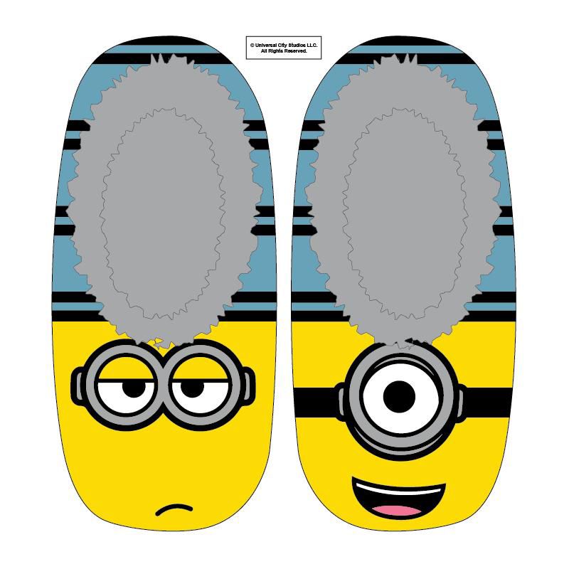 Adult Minions Slipper Socks: Cozy Despicable Me Loungewear, 1 of 2