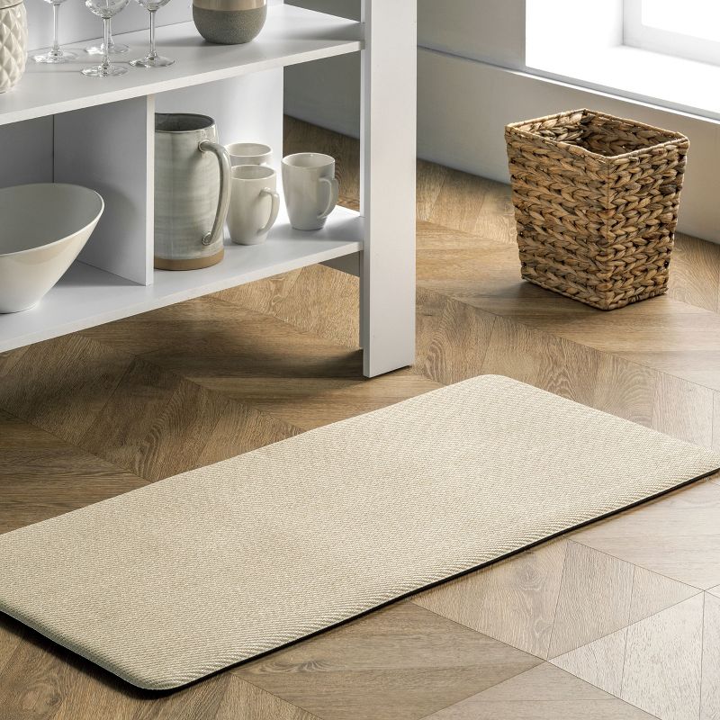 nuLOOM Casual Braided Anti Fatigue Kitchen or Laundry Room Comfort Mat, 2 of 7