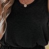 Women's Scoop Neck Side Slit Maxi Dress - Cupshe - 3 of 4