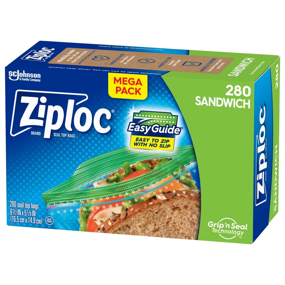 Ziploc Sandwich Bags - 280ct