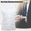 Unique Bargains Men Body Slimming Tummy Shaper Control Underwear with Zipper Stretch Shapewear Polyester - 2 of 4