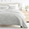 Geometric and Floral Modern Reversible Quilt and Shams Set - Becky Cameron - 3 of 4