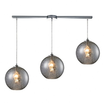 Elk Home Watersphere 3 - Light Pendant in  Smoke