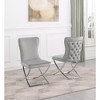 Best Master Furniture,Blythe Velvet Dining Chairs, Set of 2 - 2 of 2