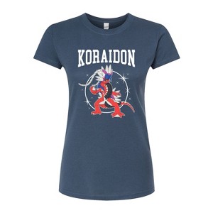Women's - Pokémon - Koraidon Collegiate Fitted Graphic T-Shirt - 1 of 3