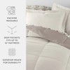 BAGOKIE 5/7 Pieces Bedding Set Reversible Comforter and Patterned Sheet Set - 3 of 4