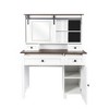 Sapphtopaz Dressing Table Fashionable Makeup Table with Mirror, Lights, 3 Drawers for Living Room, Bathroom, Dressing Room - 4 of 4