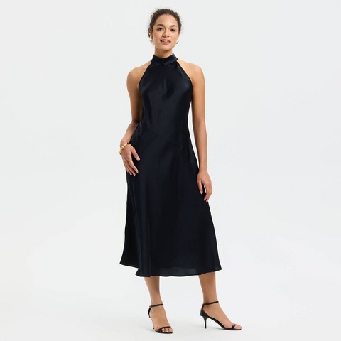 Женские платья A New Day Women's Midi A-Line Dress - A New Day™ Black M