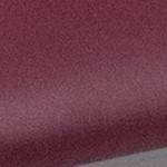 burgundy vinyl seat/clear coated metal frame