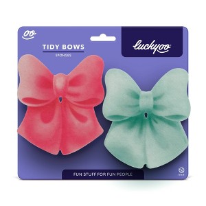 Fred & Friends 2pk Luckyoo Sponges Tidy Bows - 1 of 2