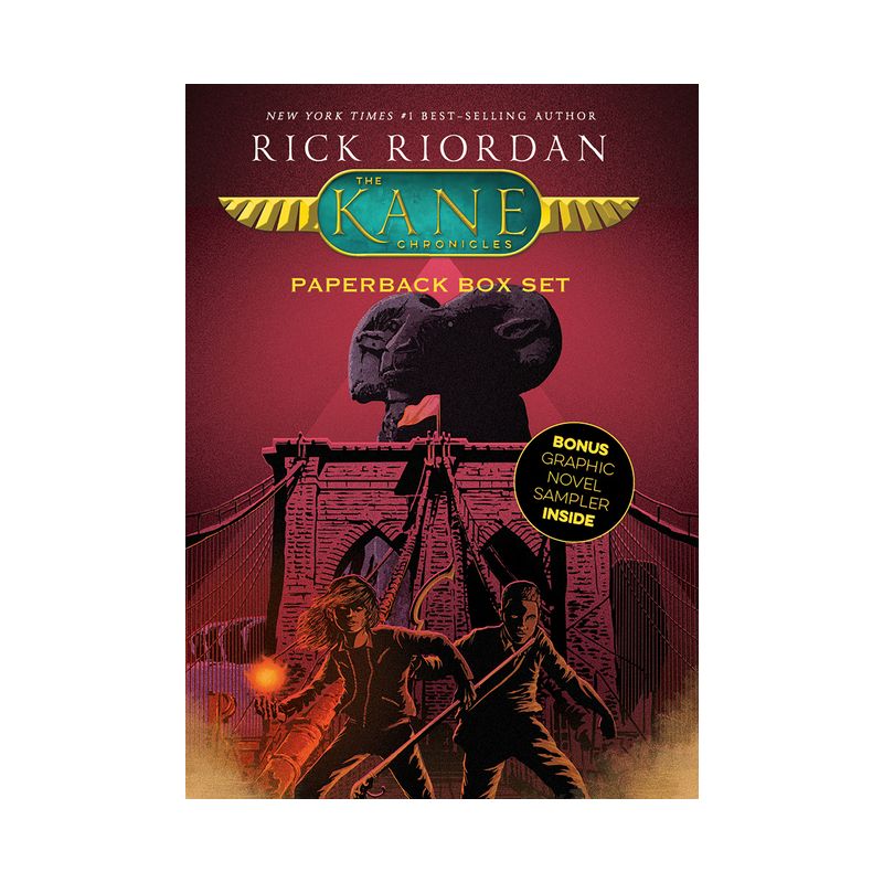 Kane Chronicles, the Paperback Box Set-The Kane Chronicles Box Set with Graphic Novel Sampler - by  Rick Riordan (Mixed Media Product), 1 of 2