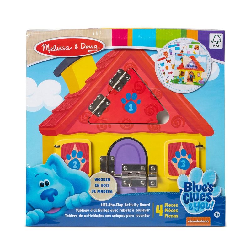 Melissa &#38; Doug Blues Clues &#38; You! Wooden Activity Board with Clue Cards, 4 of 11