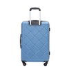Vynxaria 8-Piece Green Hardshell Luggage Set: 20/24/28 Suitcases + Handbag + 4 Storage Bags with Spinner Wheels - 3 of 4