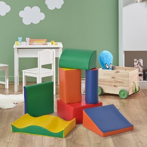 Ridstar Non-Toxic 7 Piece Learning Play Set Kids Climb and Crawl Building and Stacking Blocks-Colorful - 1 of 4