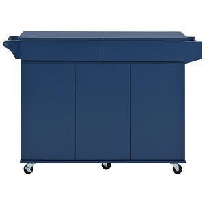 Bella Depot 53.2''W Kitchen Island with Drop Leaf - 1 of 4