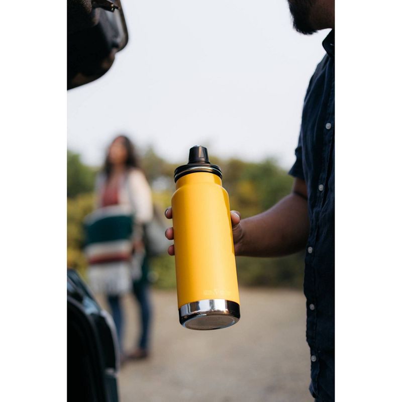 Klean Kanteen 32oz TKWide Insulated Stainless Steel Water Bottle with Chug Cap - Yellow, 4 of 8