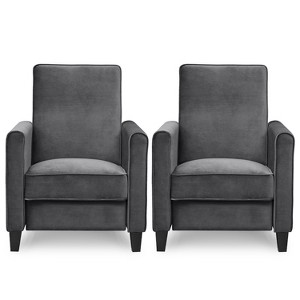 Home Imports Emporium Push Back Recliner Home Theater Seating Chair - 1 of 4