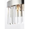 Elegant Lighting Serephina 2 - Light Vanity in  Chrome - 3 of 4