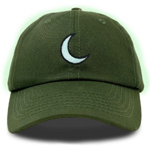 Dalix Moon Embroidered Crescent Astronomy Night Cotton Dad Hat Baseball Cap Adjustable Womens - 1 of 4