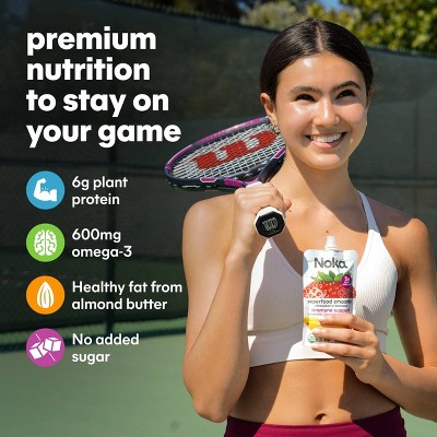NOKA Apple Cinnamon Superfood Smoothie + Almond Butter - 16.9oz