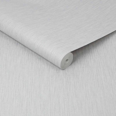 Moonstone Grey Embossed Textured Wallpaper Roll