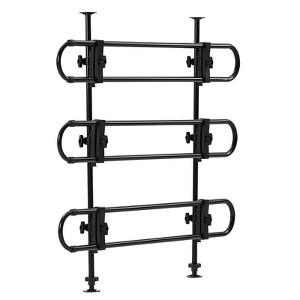 VEVOR Dog Car Barrier, Adjustable Universal-Fit Vehicle Pet Barrier for Cars, Easy to Install Dog Car Gate - Strong Metal Tubing Gate Divider,Black - 1 of 4