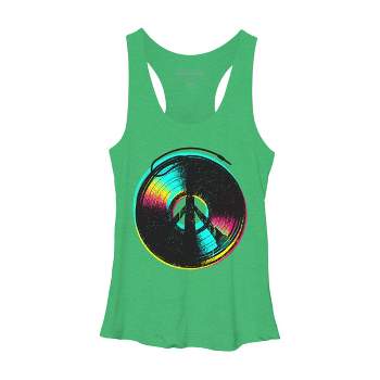 Women's Design By Humans Colors and Music By clingcling Racerback Tank Top