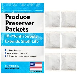 Impresa 6-Pack of FreshFlow Equivalent to P1KC6R1 / W10346771A Compatible Replacement Produce Preserver Packets - 1 of 4