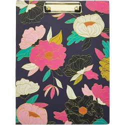 Paper Junkie Floral Clipboard Folio Folder with Storage, Notepad (12.75 x 9.7 in)