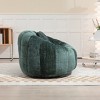 Soft Chenille Bean Bag Sofa with High Back and Memory Foam Filling,Comfortable 2-Seater Lounger-Baofuwish - 3 of 4