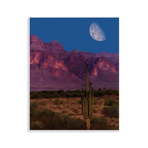 Stupell Industries Cactus In The Mountains Wall Plaque Art - 1 of 4