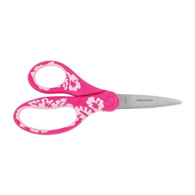 Fiskars 6" Soft Grip Big Kids Scissors - Pink Floral