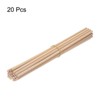 Unique Bargains Arts Garden Christmas Decoration Round Natural Wood Sticks 20 Pcs - 3 of 4