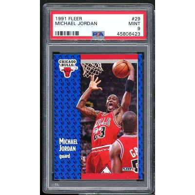 Michael Jordan Card 1991-92 Fleer #29 Psa 9 : Target