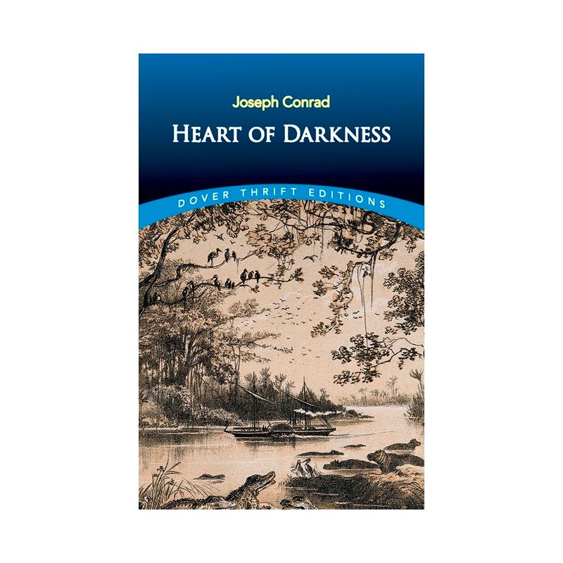 Heart of Darkness - (Dover Thrift Editions: Classic Novels) by  Joseph Conrad (Paperback), 1 of 2