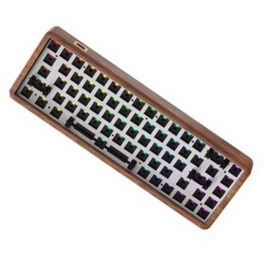 Electro Burst Solid Wood Mechanical Keyboard Kit - 1 of 4