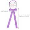 Allegra K Women's Pre-Tied Adjustable Solid Color Bow Tie - 3 of 4