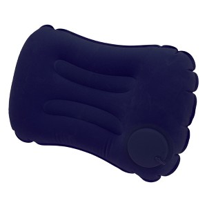 Unique Bargains Inflatable Travel Pillow Press to Inflate for Airplane Train Office - 1 of 4