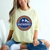 Simply Sage Market Women's Snowbird Ski Resort Short Sleeve Garment Dyed Tee - 2 of 4
