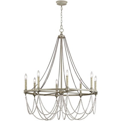 Generation Lighting Beverly 36" French Washed Oak Ring Chandelier