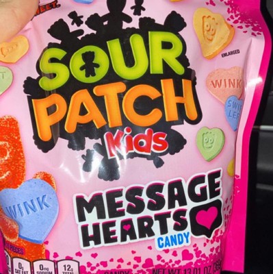 Sour Patch Kids (1) Bag Conversation Hearts Valentine's Day Candy - So
