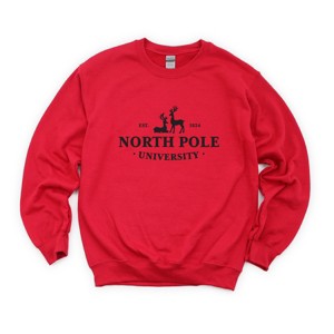 Simply Sage Market North Pole University Sweatshirt - 1 of 4