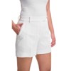 Lafidi Women’s Avia Hi-Rise Tailored Shorts, Flat Front Crepe Fabric, and Slash & Welt Pockets for a Polished Professional Look - 4 of 4